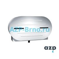 Держатель туалетной бумаги для двух рулонов 4004 AZP Brno Чехия (фото, схема)